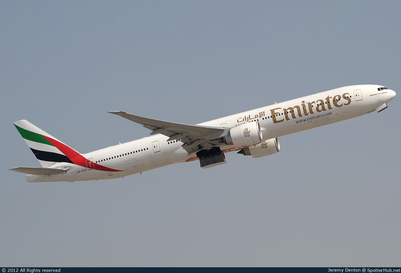 Photo of A6-ECO - Boeing 777-36N(ER) operated by Emirates