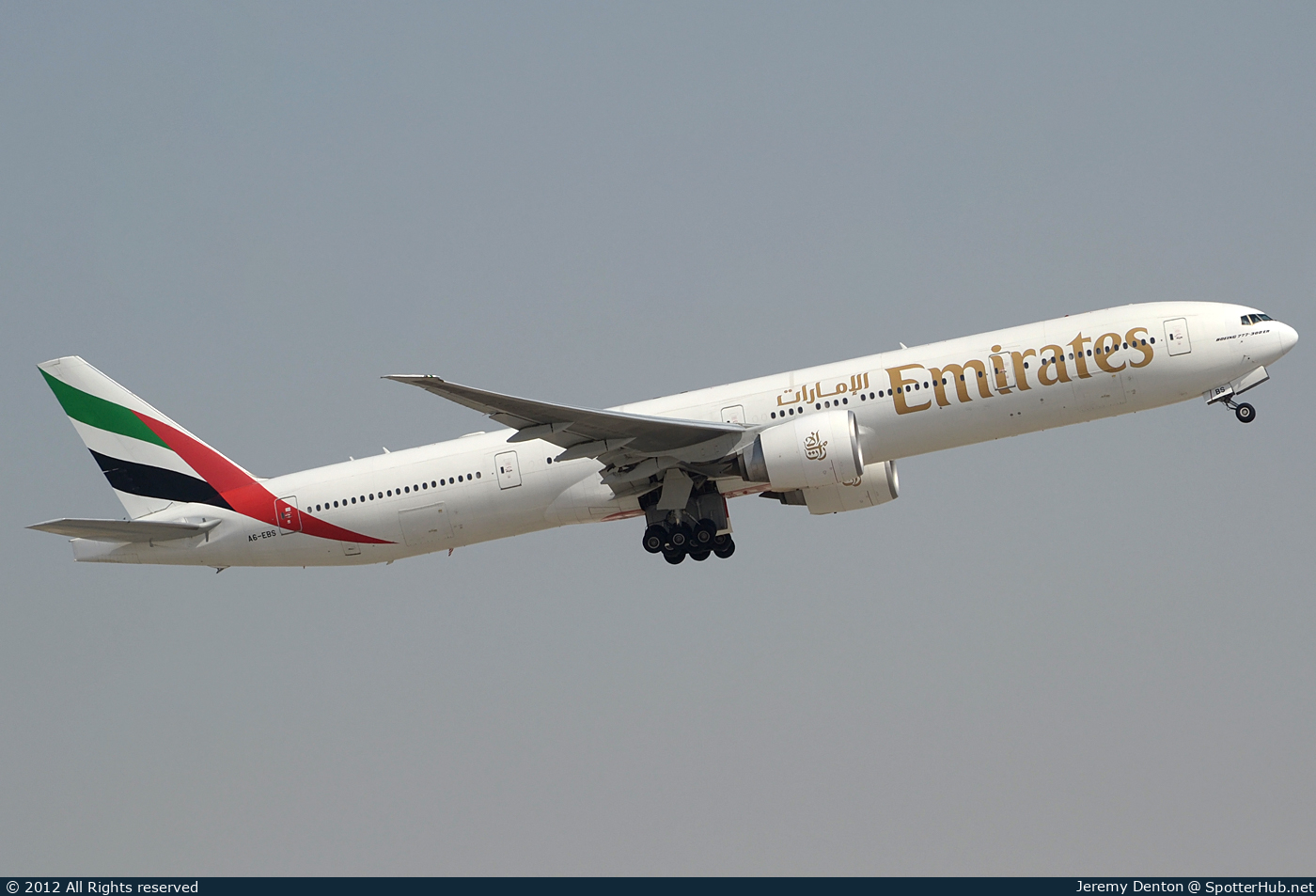 Photo of A6-EBS - Boeing 777-31H(ER) operated by Emirates