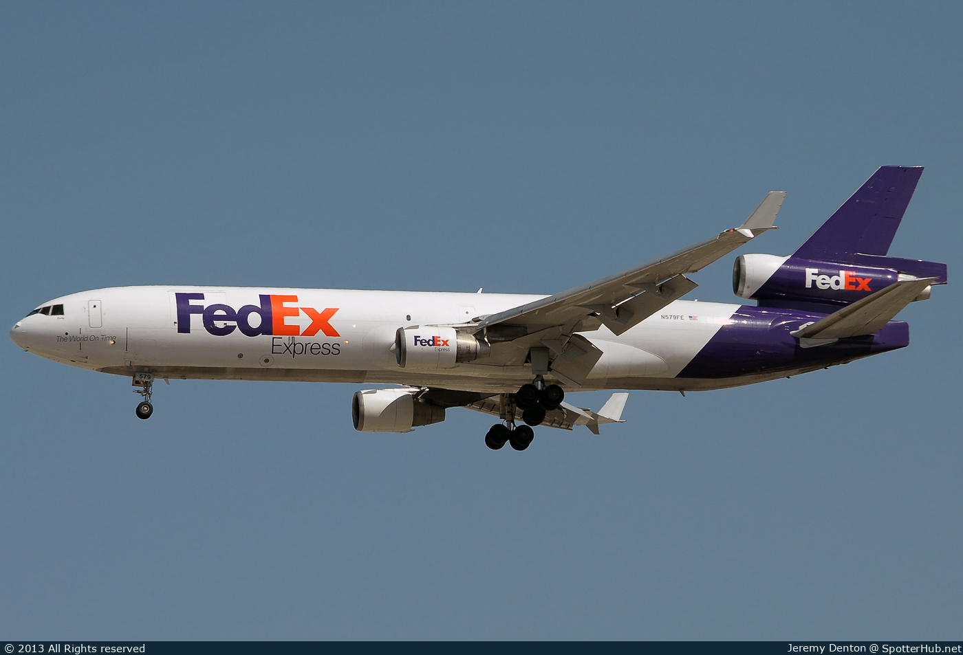 Photo of N579FE - McDonnell Douglas MD-11(F) operated by FedEx