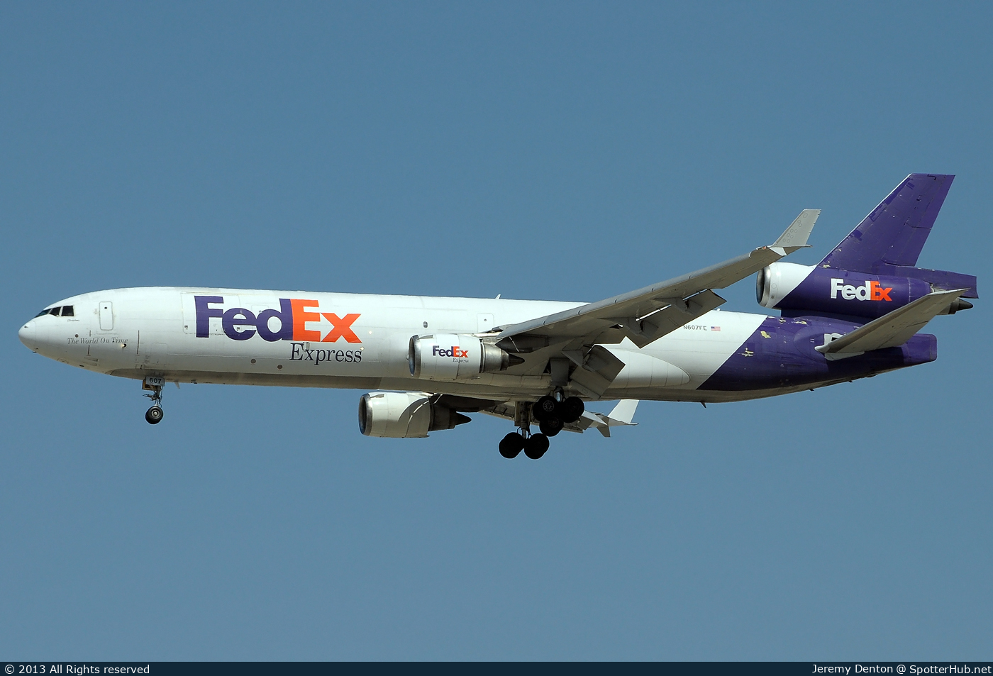 Photo of N607FE - McDonnell Douglas MD-11(F) operated by FedEx