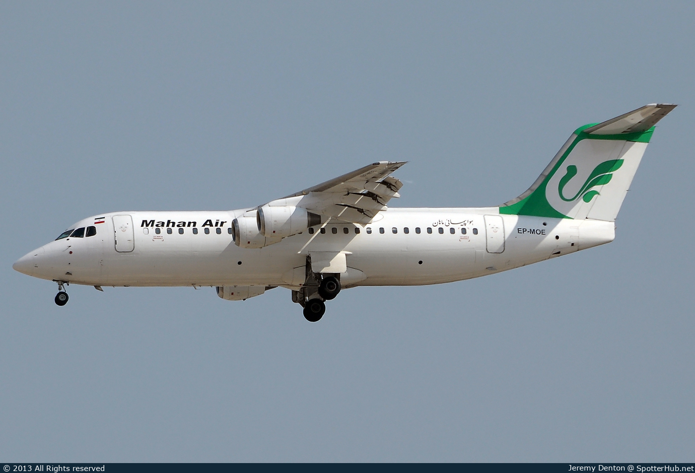 Photo of EP-MOE - British Aerospace 146-300 operated by Mahan Air