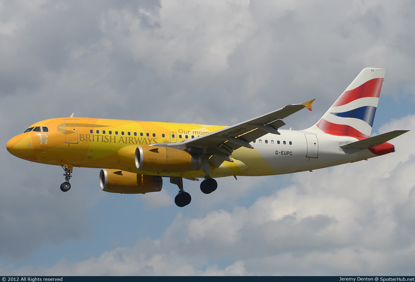 Photo of G-EUPC - Airbus A319-131 operated by British Airways