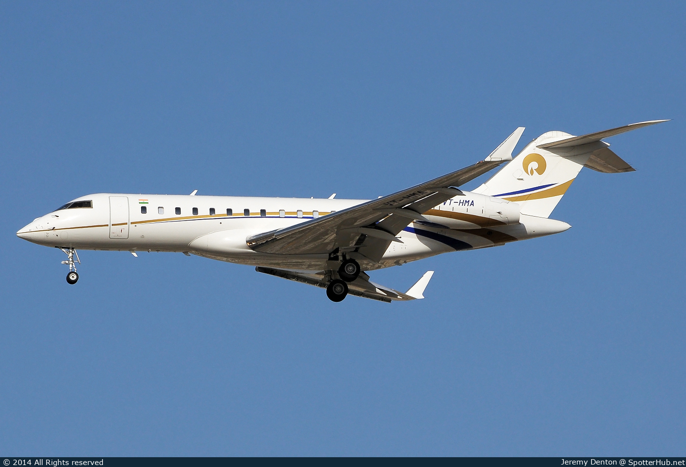 Photo of VT-HMA - Bombardier Global Express XRS operated by Reliance Industries