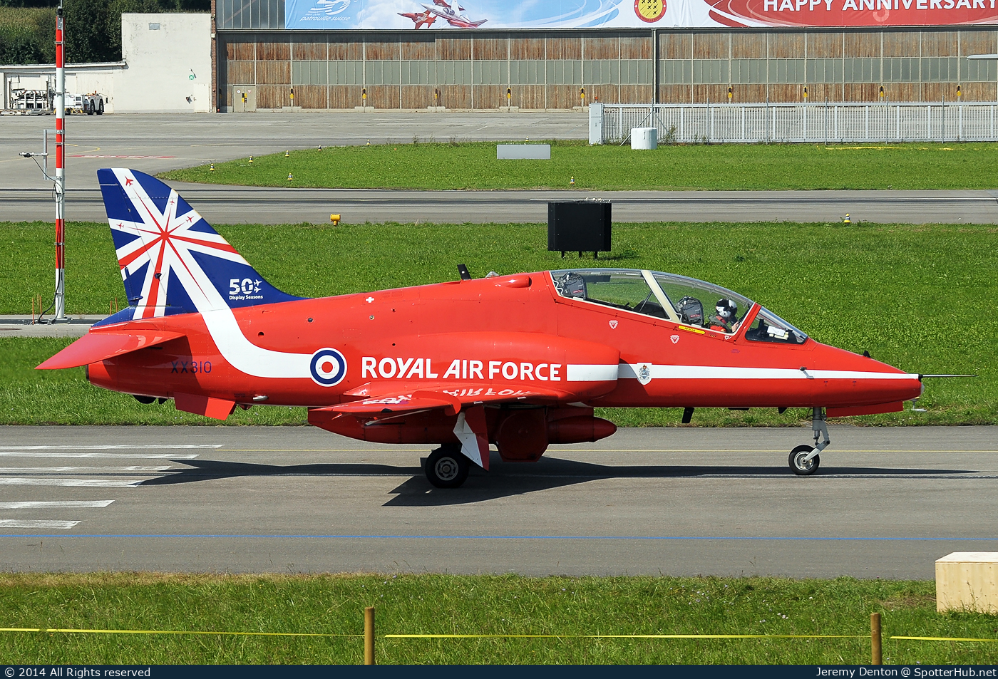 Photo of XX310 - British Aerospace Hawk T1W operated by Royal Air Force