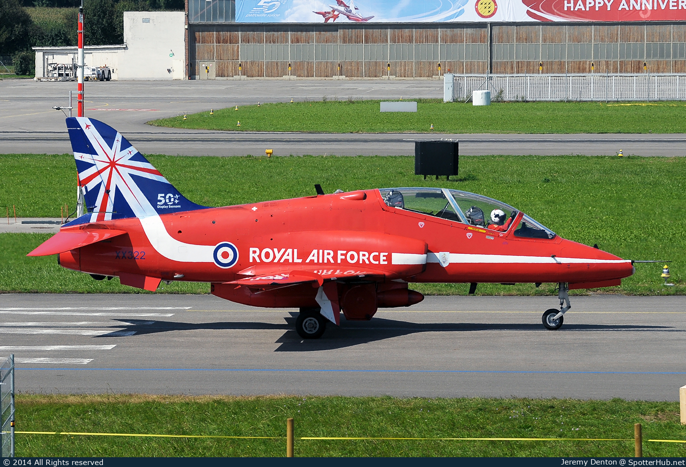 Photo of XX322 - British Aerospace Hawk T1A operated by Royal Air Force
