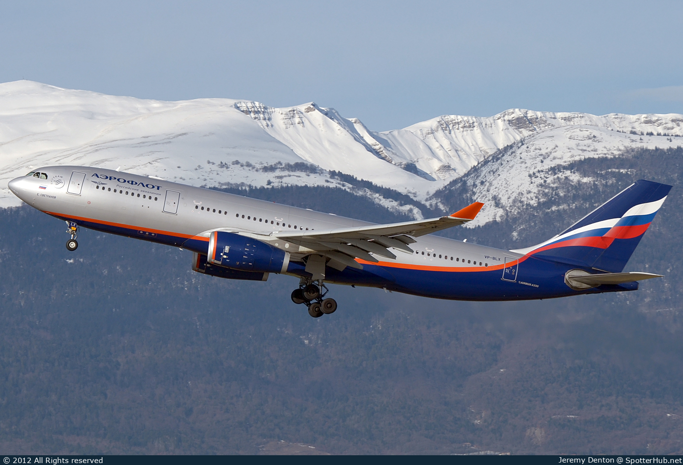 Photo of VP-BLX - Airbus A330-243 operated by Aeroflot