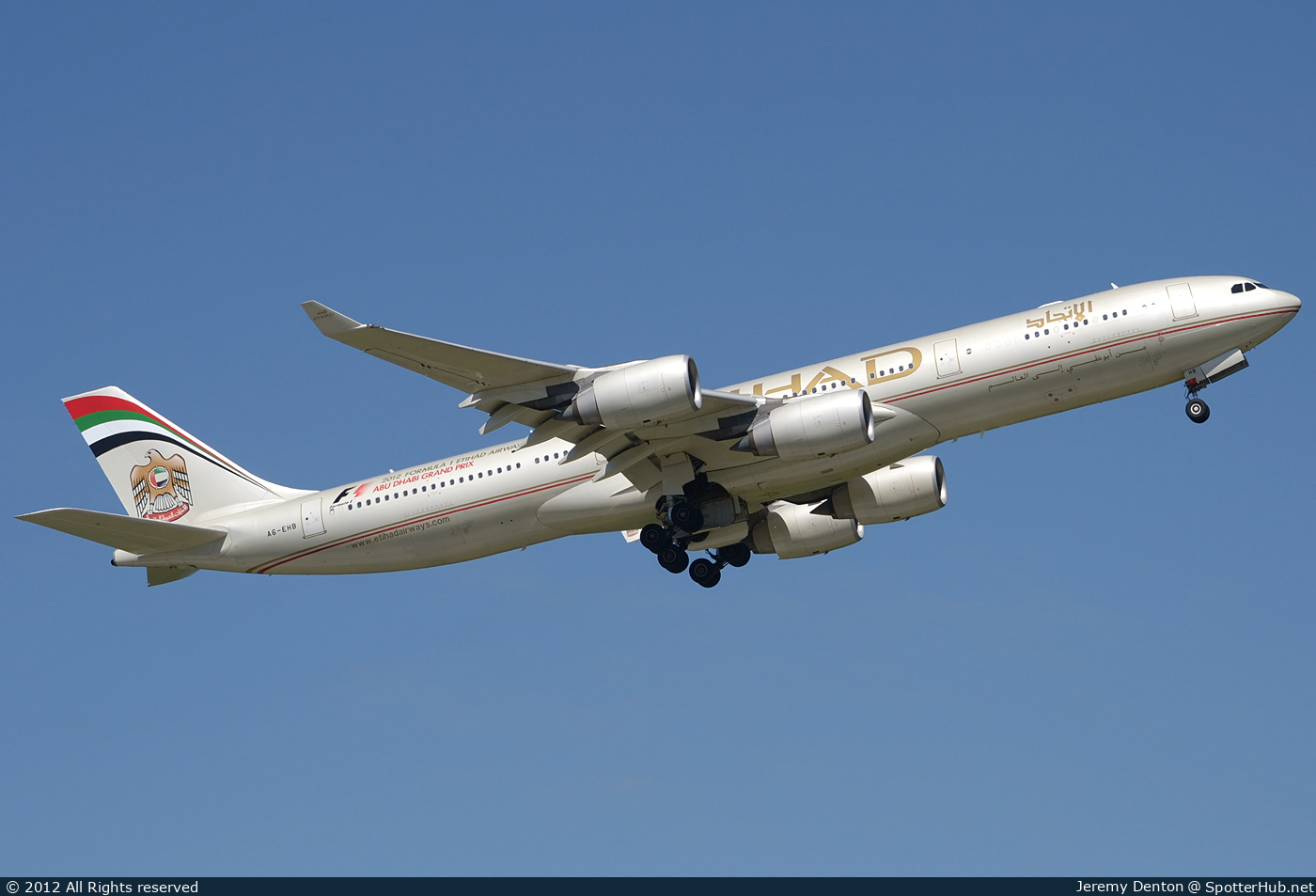 Photo of A6-EHB - Airbus A340-541 operated by Etihad Airways