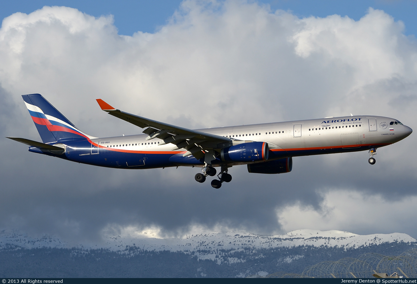 Photo of VQ-BQX - Airbus A330-343 operated by Aeroflot