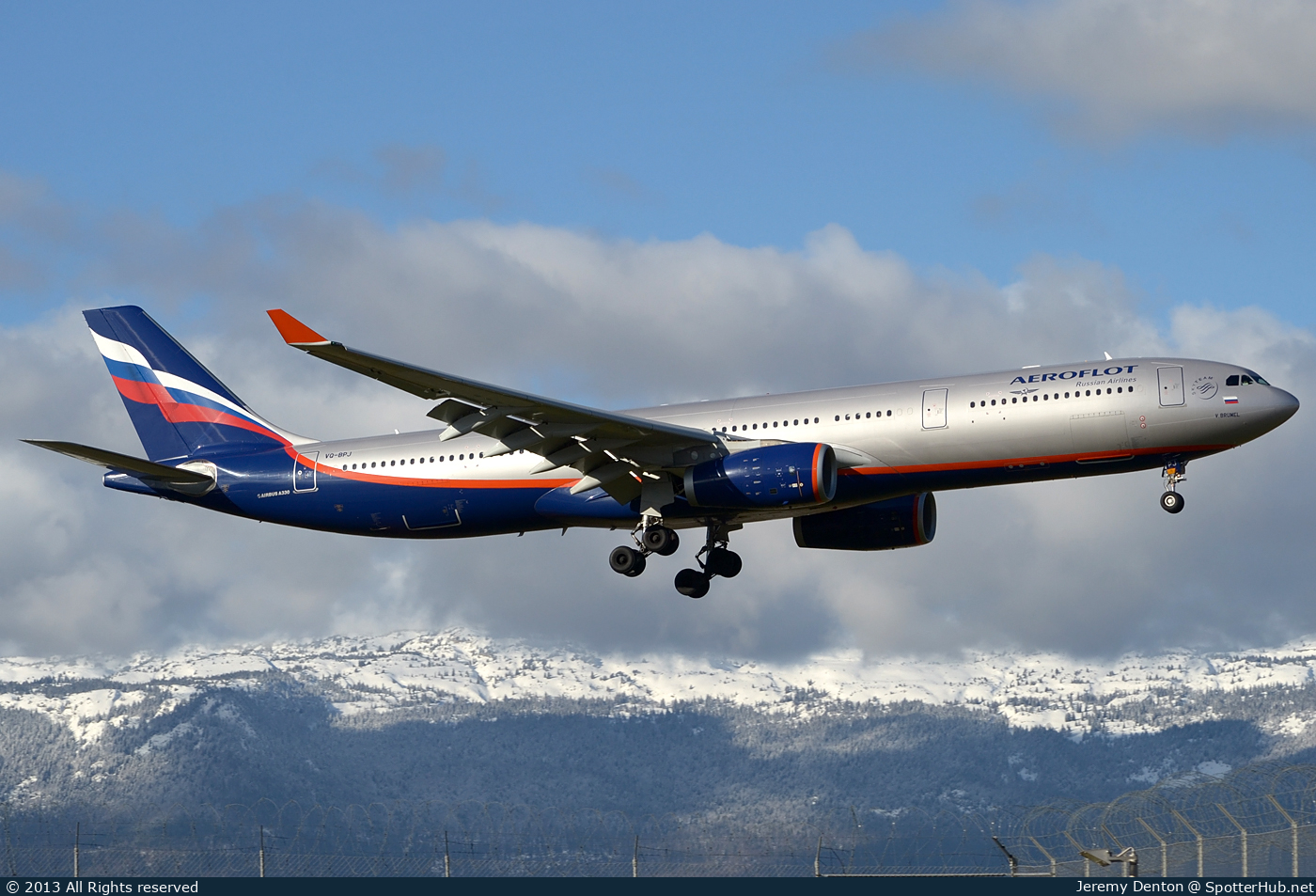 Photo of VQ-BPJ - Airbus A330-343 operated by Aeroflot