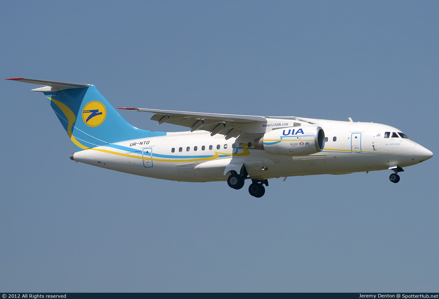 Photo of UR-NTD - Antonov An-148-100B operated by Ukraine International Airlines
