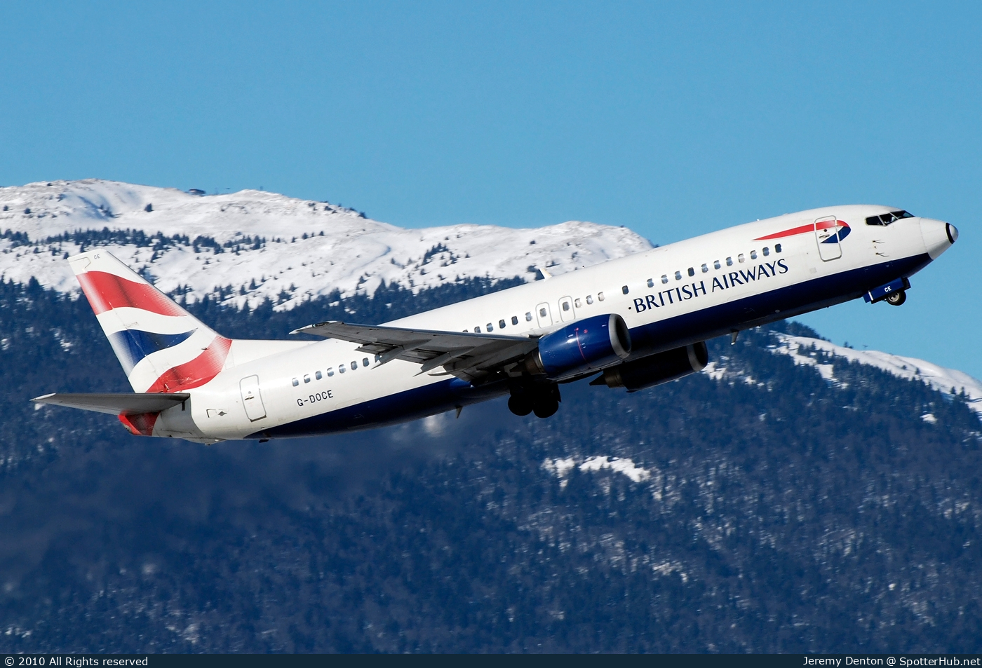 Photo of G-DOCE - Boeing 737-436 operated by British Airways
