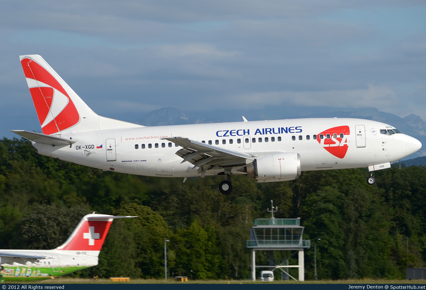 Photo of OK-XGD - Boeing 737-55S operated by CSA Czech Airlines