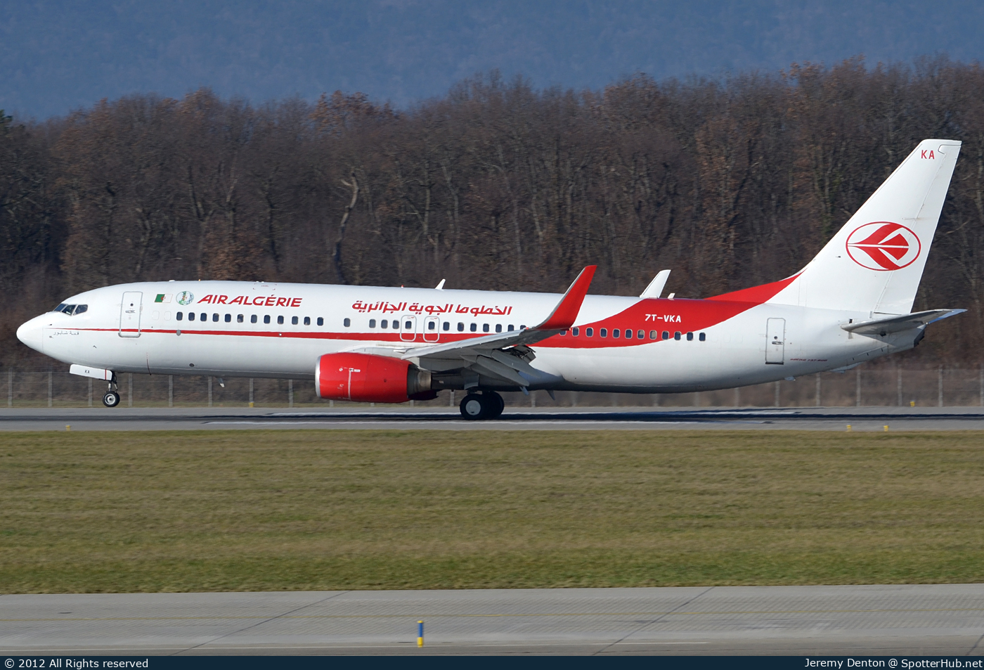 Photo of 7T-VKA - Boeing 737-8D6 operated by Air Algérie