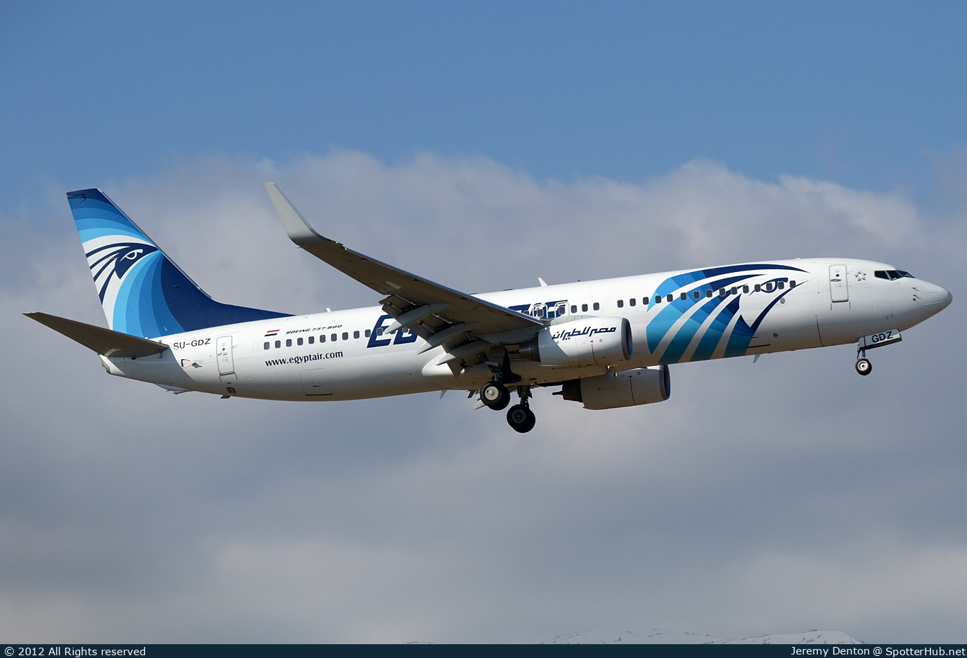 Photo of SU-GDZ - Boeing 737-866 operated by Egyptair