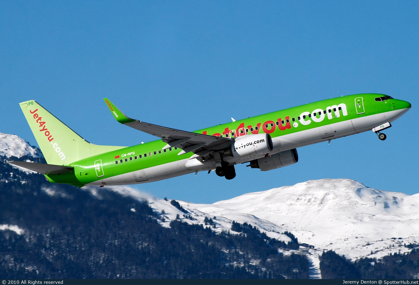 Photo of CN-RPG - Boeing 737-8K5 operated by Jet4you
