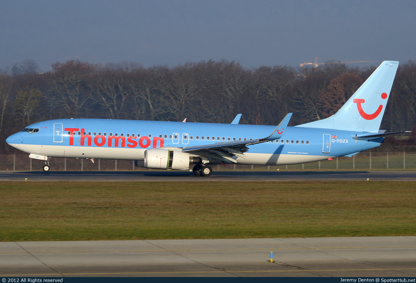 Photo of G-FDZX - Boeing 737-8K5 operated by Thomson Airways