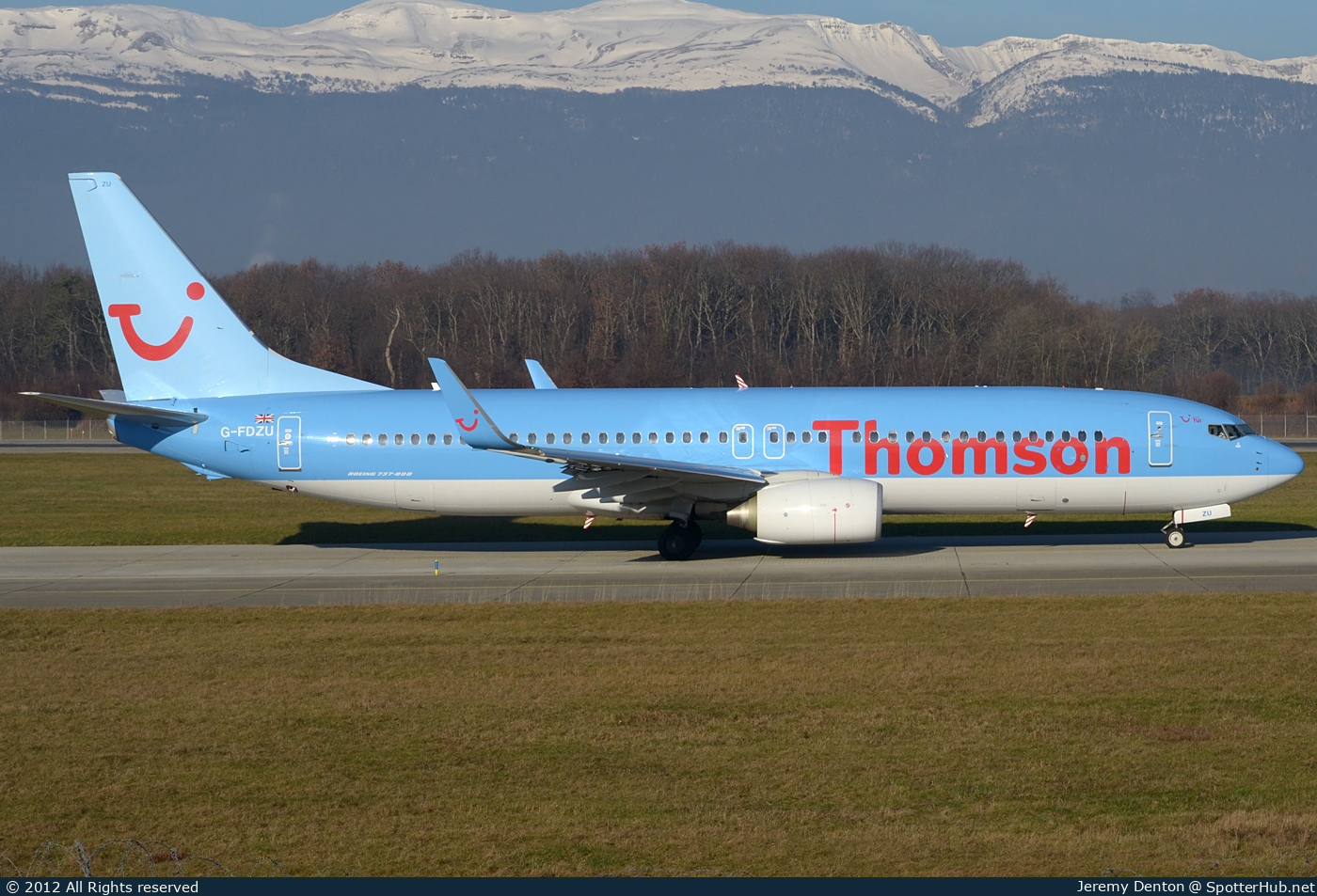 Photo of G-FDZU - Boeing 737-8K5 operated by Thomson Airways