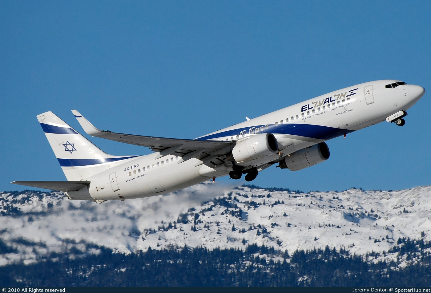 Photo of 4X-EKO - Boeing 737-86Q operated by El Al Israel Airlines