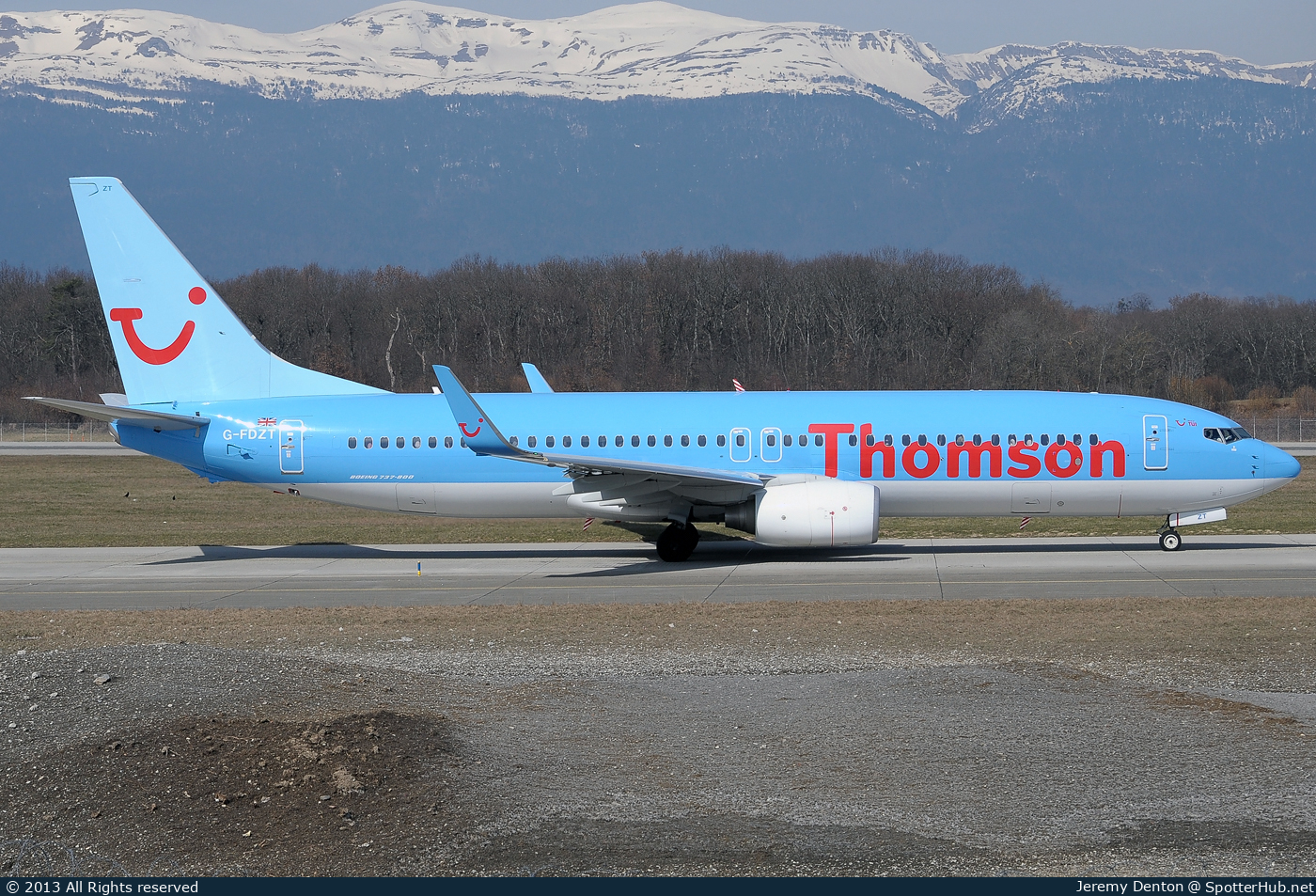 Photo of G-FDZT - Boeing 737-8K5 operated by Thomson Airways