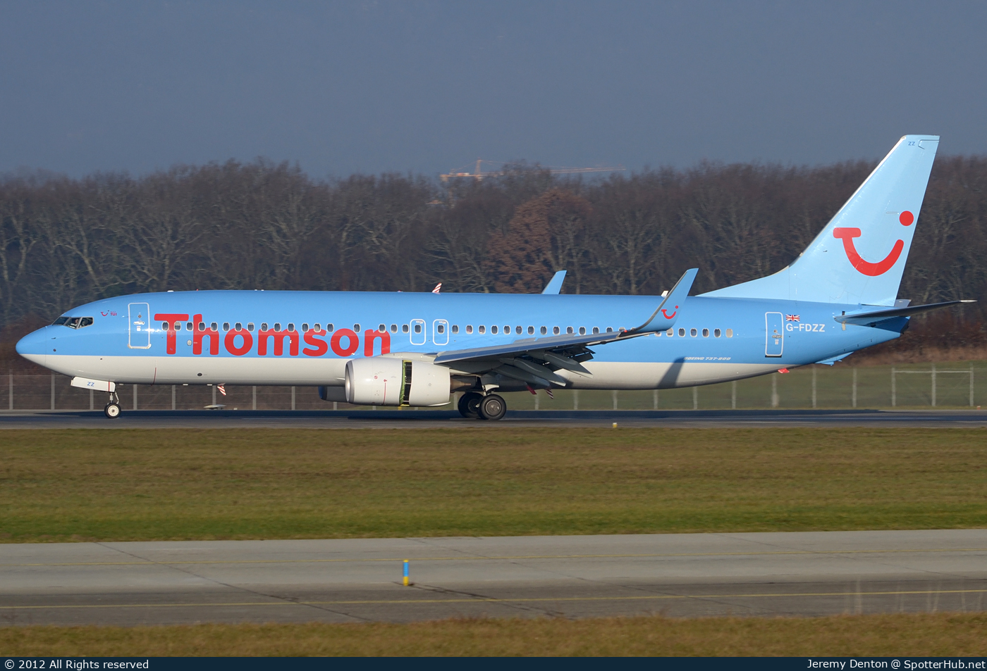 Photo of G-FDZZ - Boeing 737-8K5 operated by Thomson Airways
