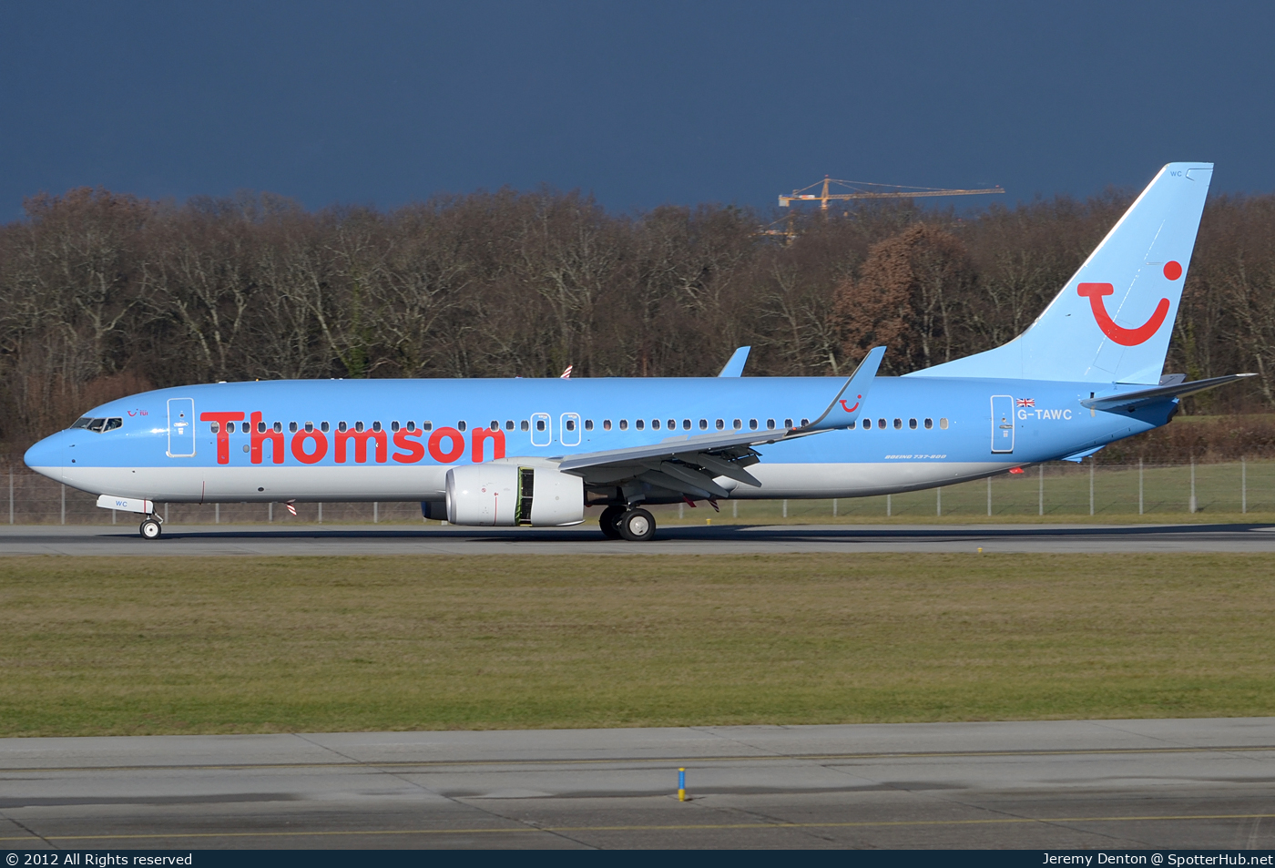 Photo of G-TAWC - Boeing 737-8K5 operated by Thomson Airways