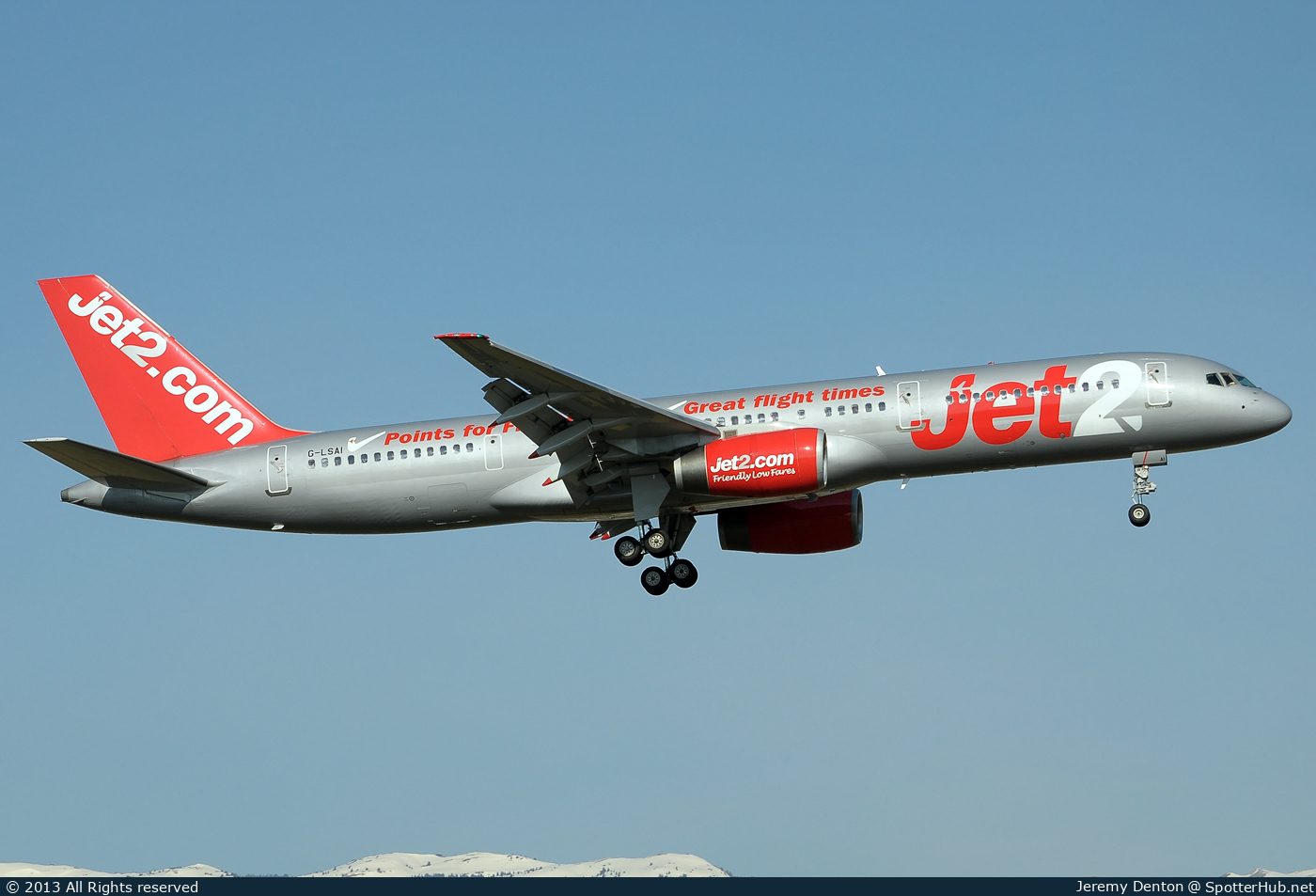Photo of G-LSAI - Boeing 757-21B operated by Jet2