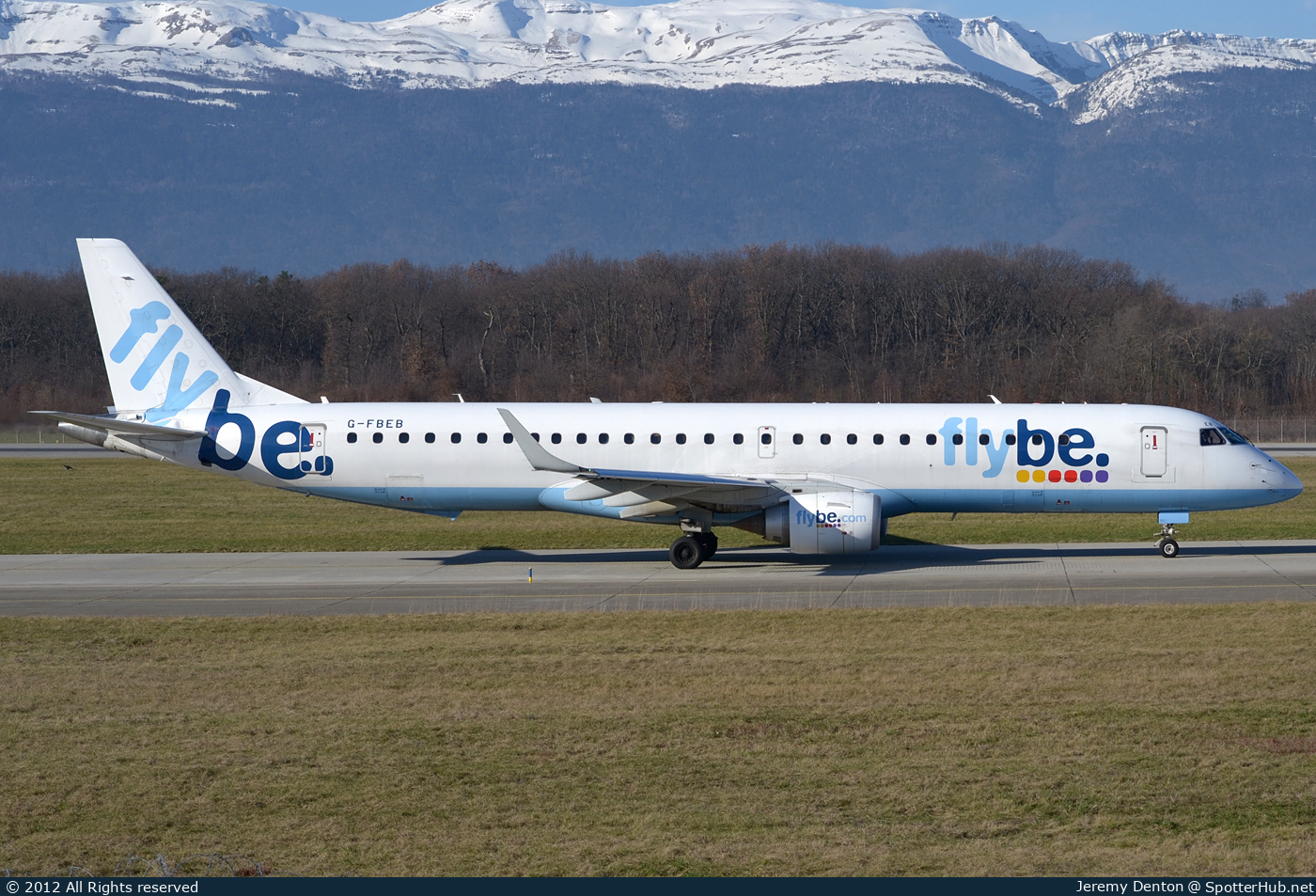 Photo of G-FBEB - Embraer ERJ-195LR operated by flybe