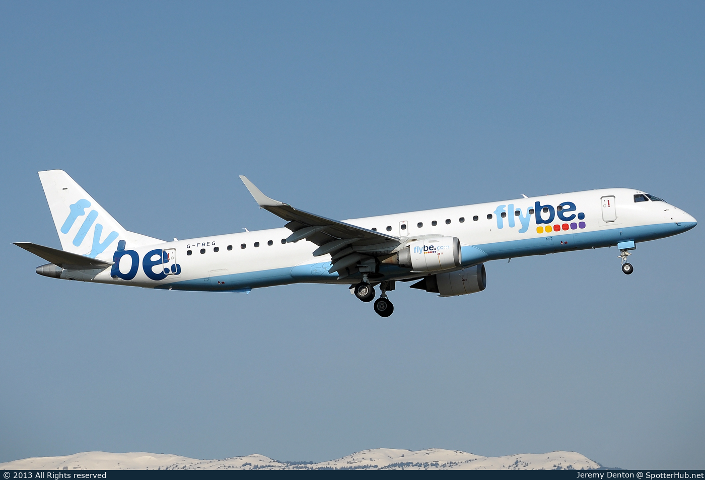 Photo of G-FBEG - Embraer ERJ-195LR operated by flybe
