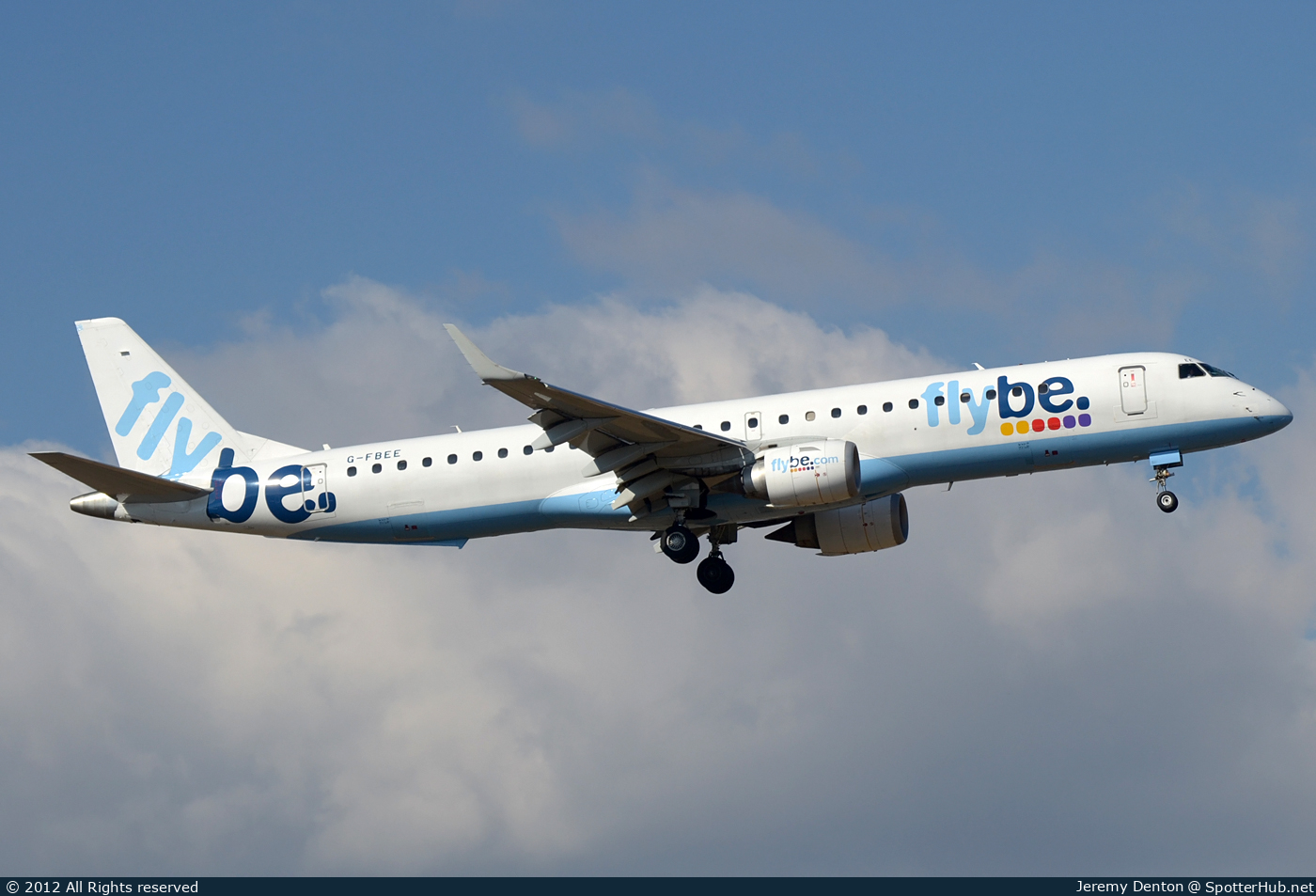 Photo of G-FBEE - Embraer ERJ-195LR operated by flybe