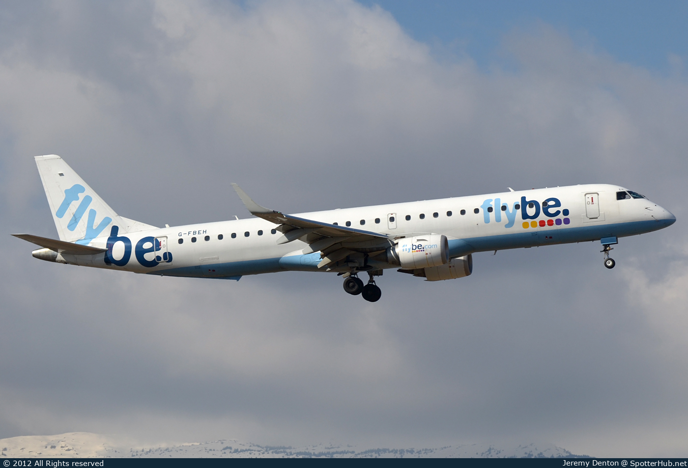 Photo of G-FBEH - Embraer ERJ-195LR operated by flybe