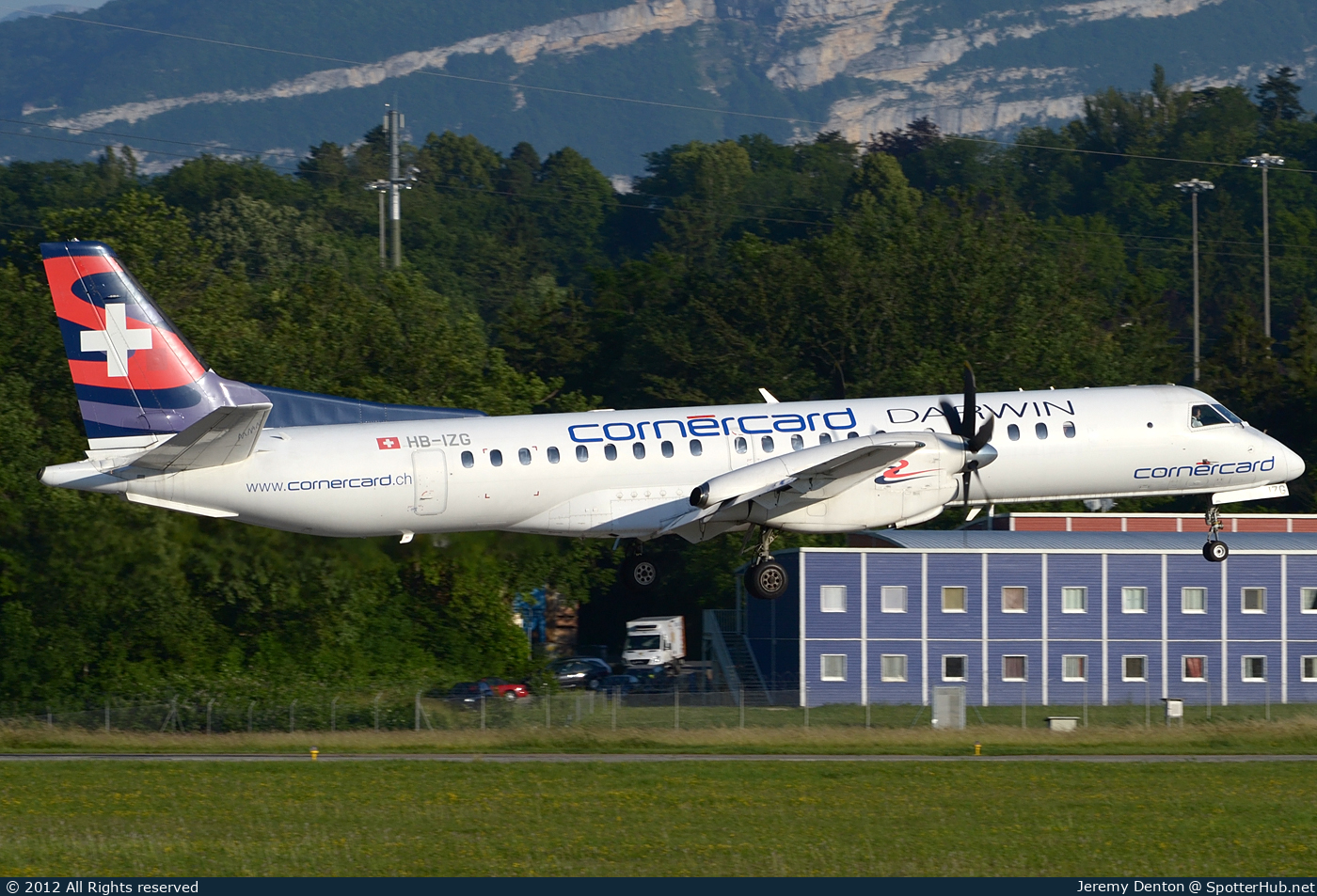Photo of HB-IZG - Saab 2000 operated by Darwin Airline