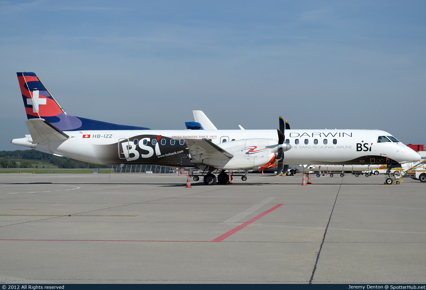 Photo of HB-IZZ - Saab 2000 operated by Darwin Airline