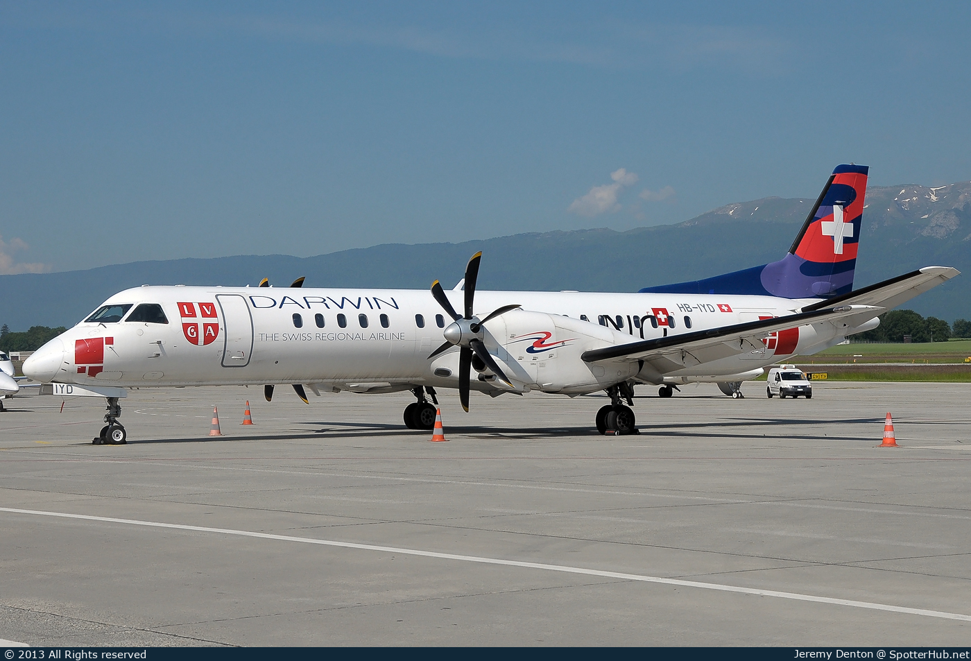 Photo of HB-IYD - Saab 2000 operated by Darwin Airline
