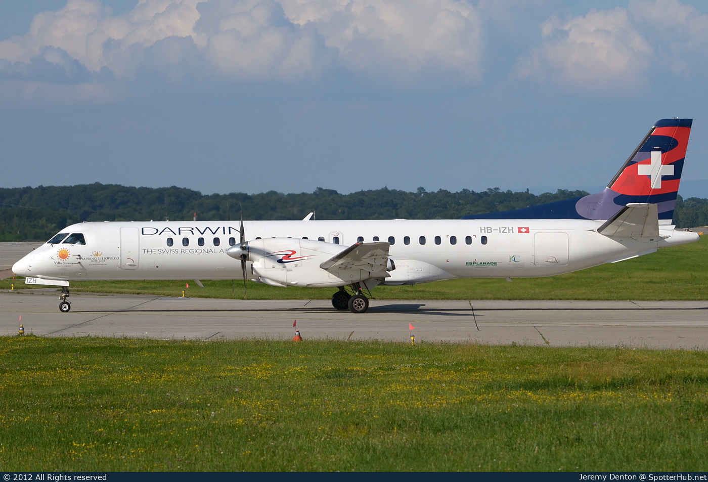 Photo of HB-IZH - Saab 2000 operated by Darwin Airline
