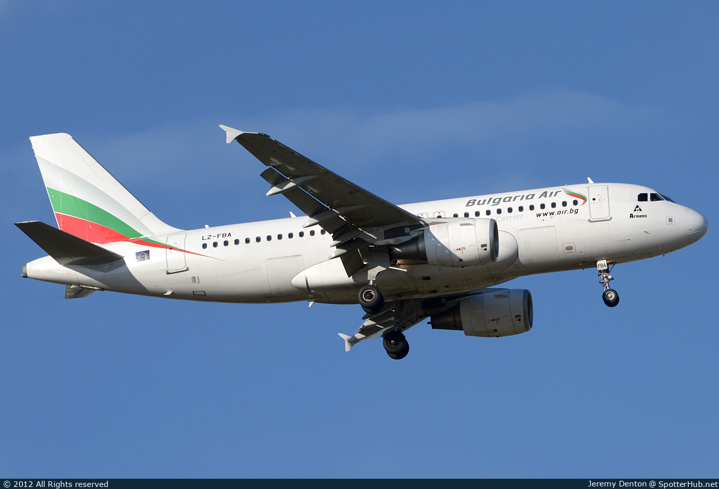 Photo of LZ-FBA - Airbus A319-112 operated by Bulgaria Air