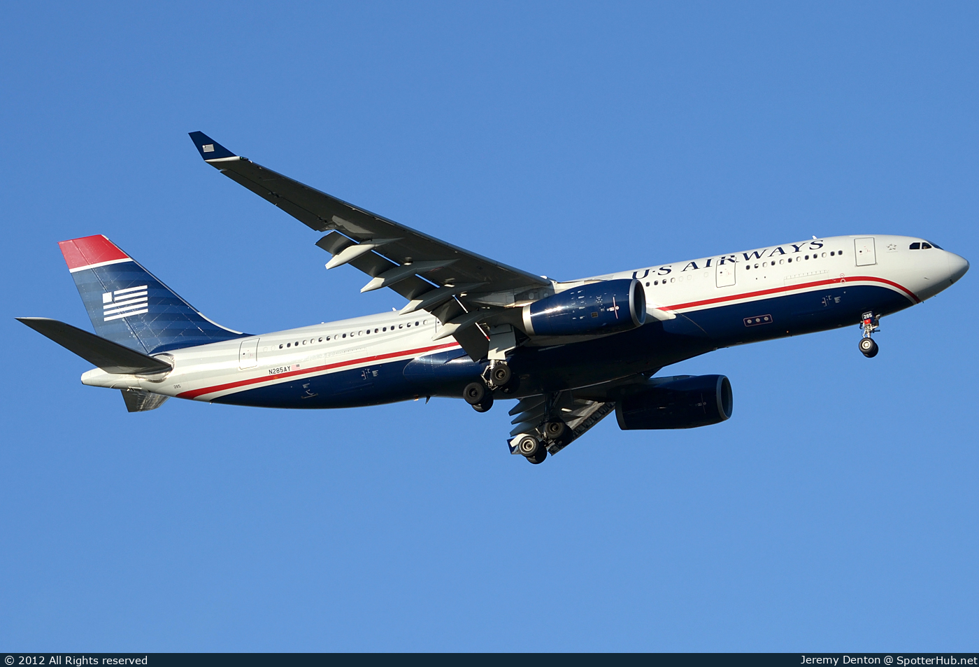 Photo of N285AY - Airbus A330-243 operated by US Airways