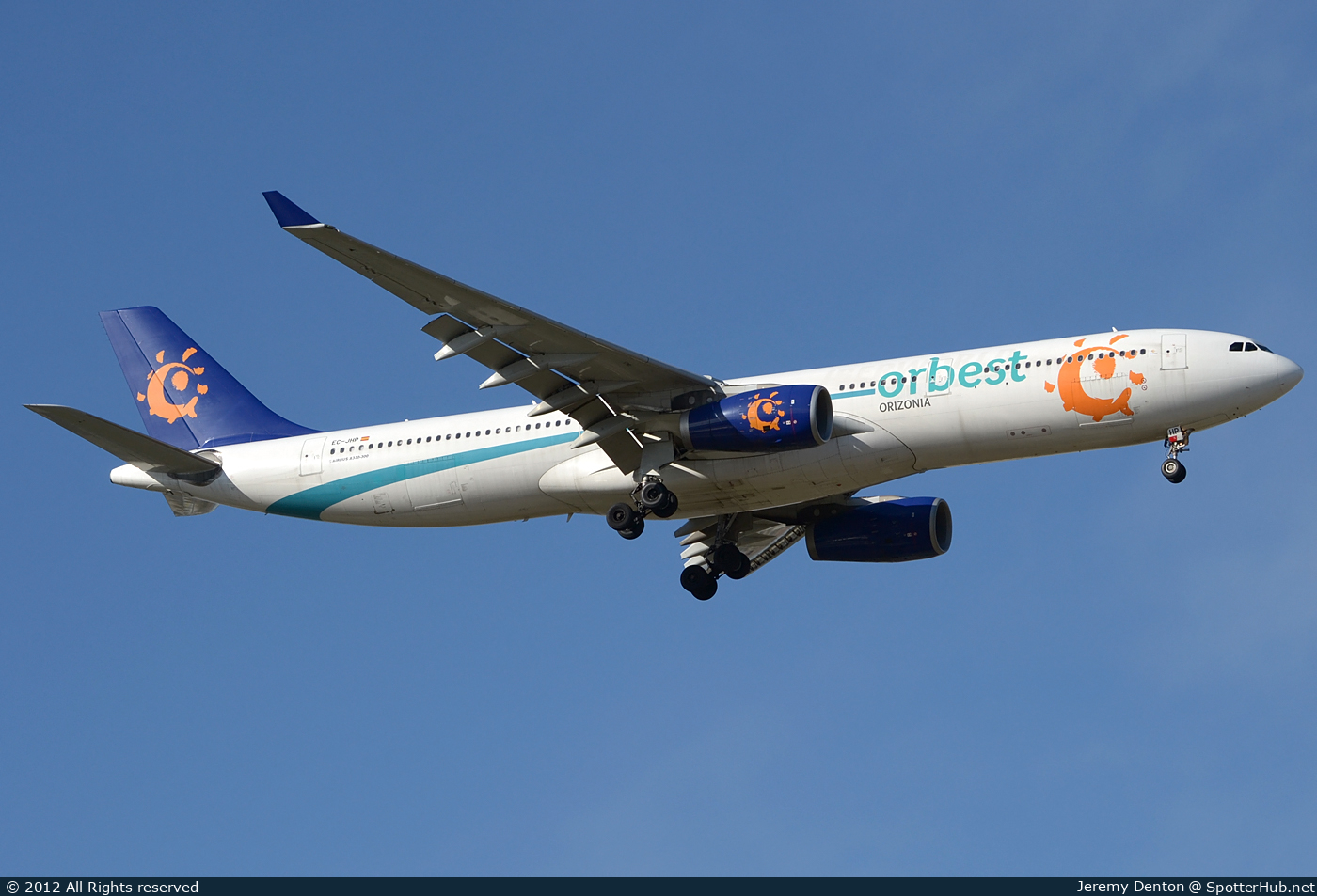 Photo of EC-JHP - Airbus A330-343 operated by Orbest Orizonia Airlines