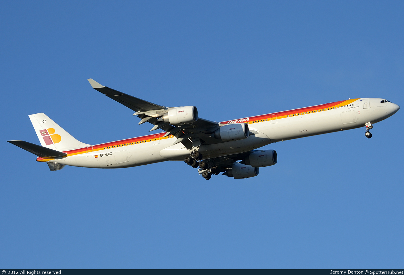 Photo of EC-LCZ - Airbus A340-642 operated by Iberia