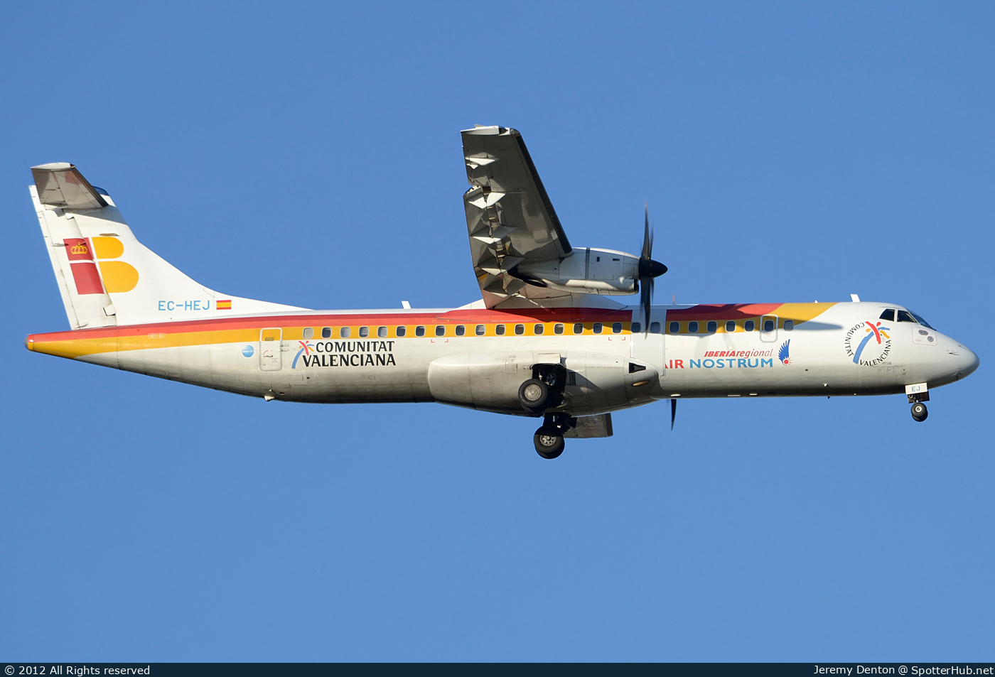 Photo of EC-HEJ - ATR 72-500 operated by Iberia Regional (opb Air Nostrum)