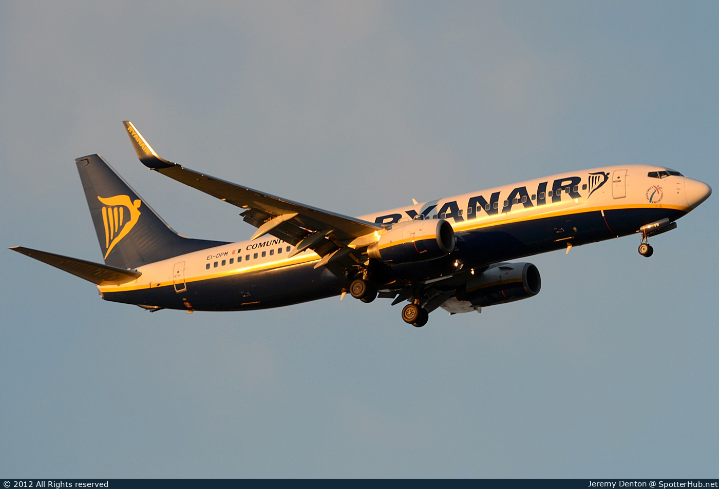 Photo of EI-DPM - Boeing 737-8AS operated by Ryanair