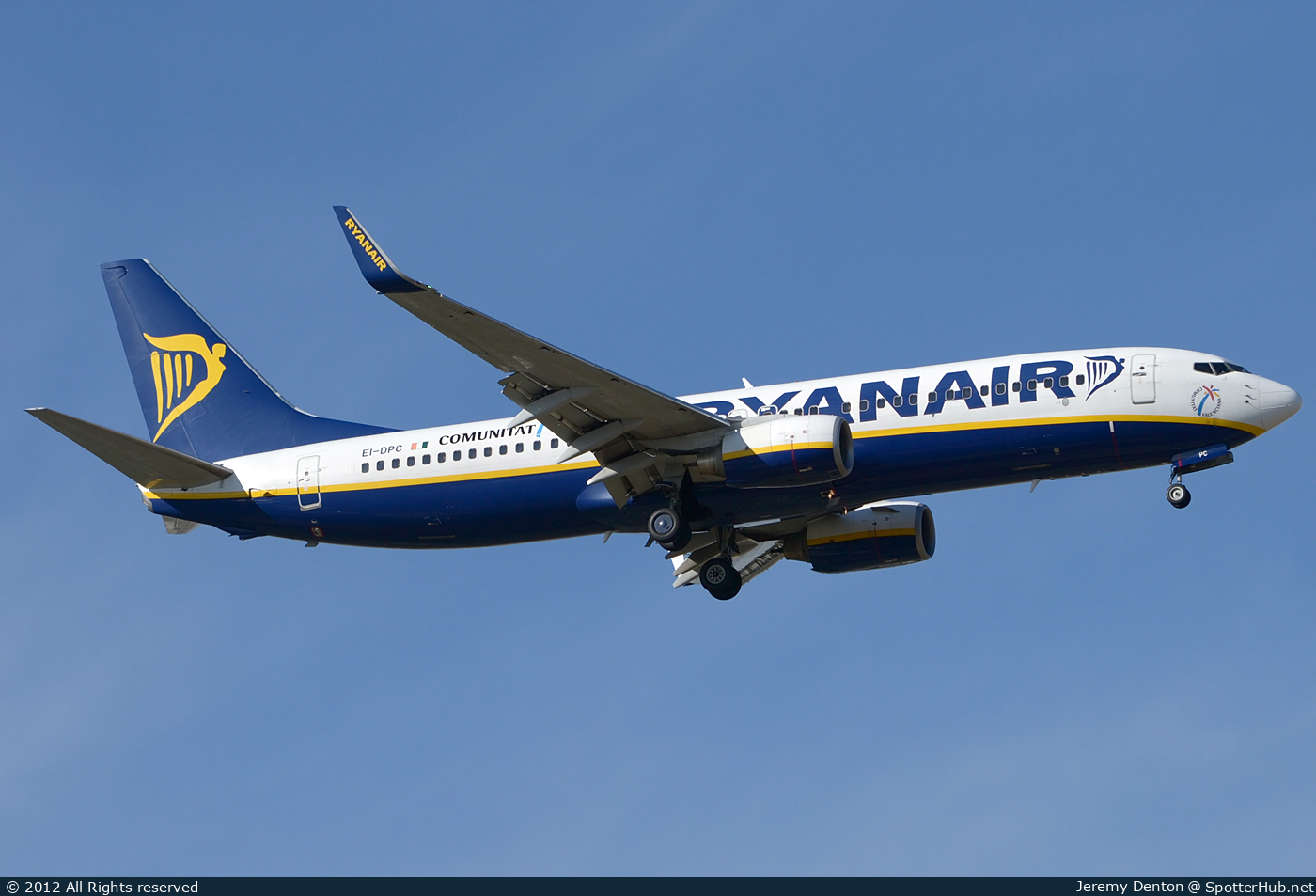 Photo of EI-DPC - Boeing 737-8AS operated by Ryanair