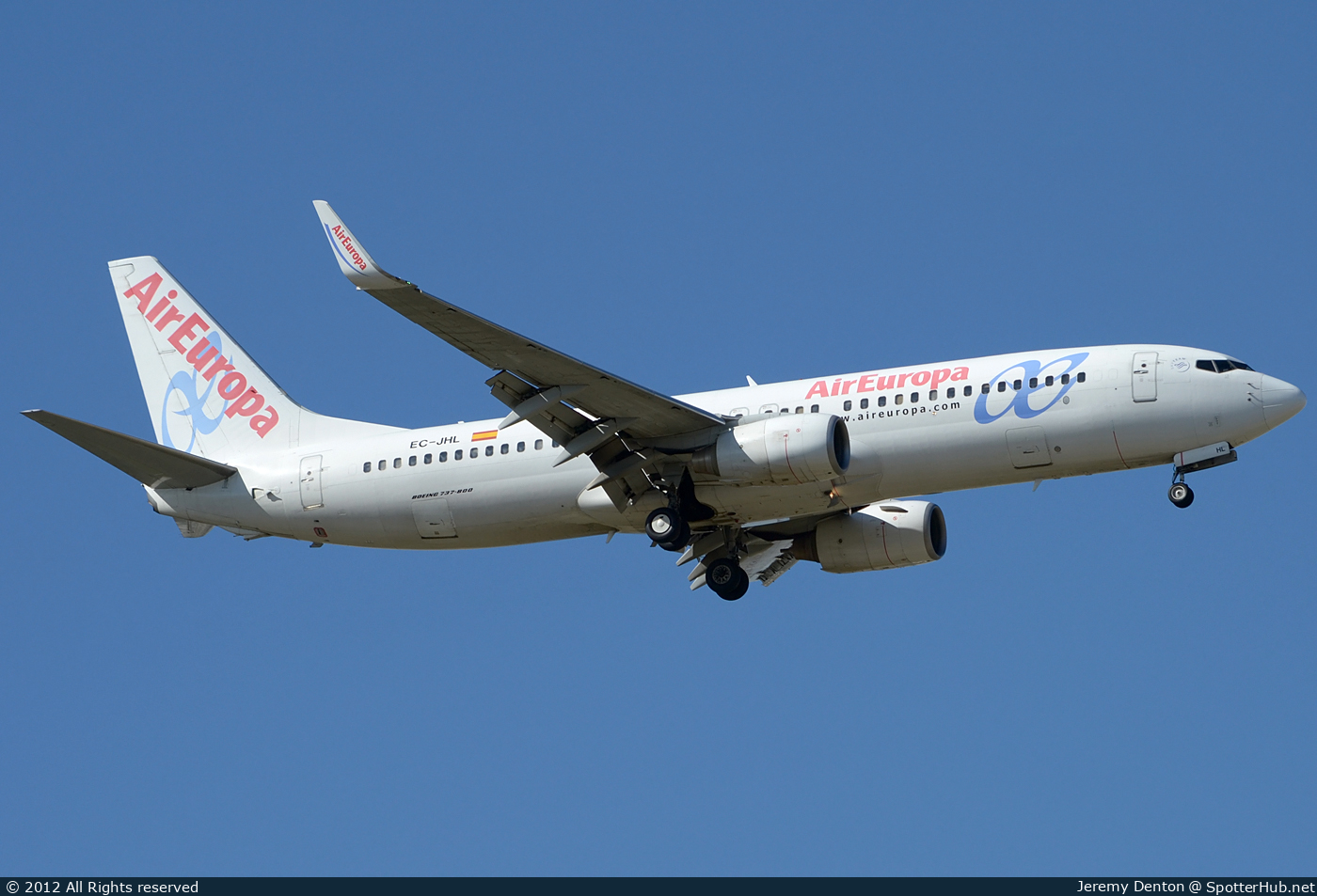 Photo of EC-JHL - Boeing 737-85P operated by Air Europa
