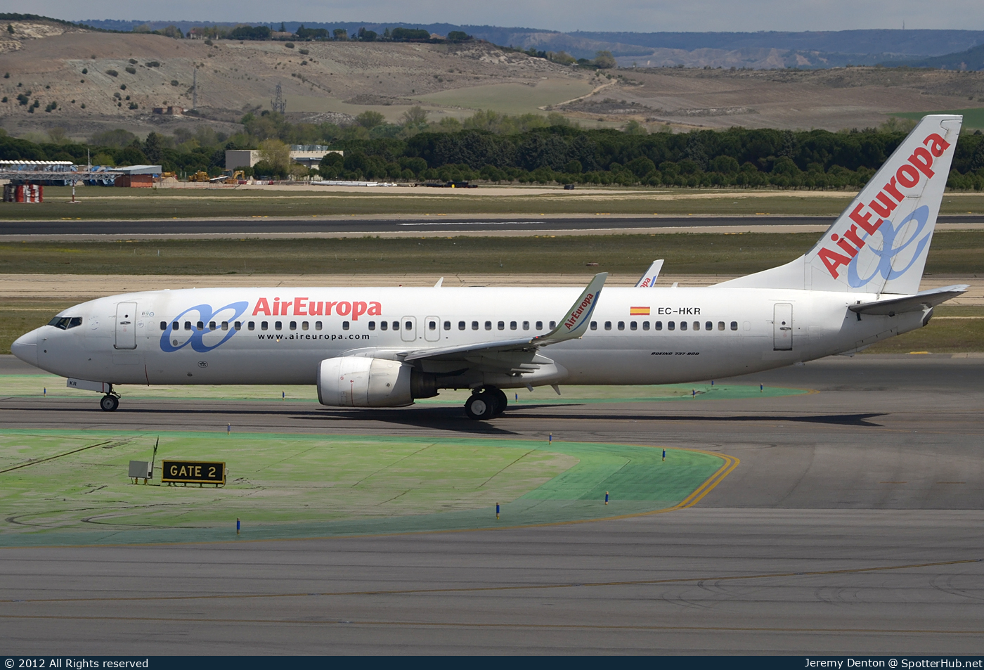 Photo of EC-HKR - Boeing 737-85P operated by Air Europa