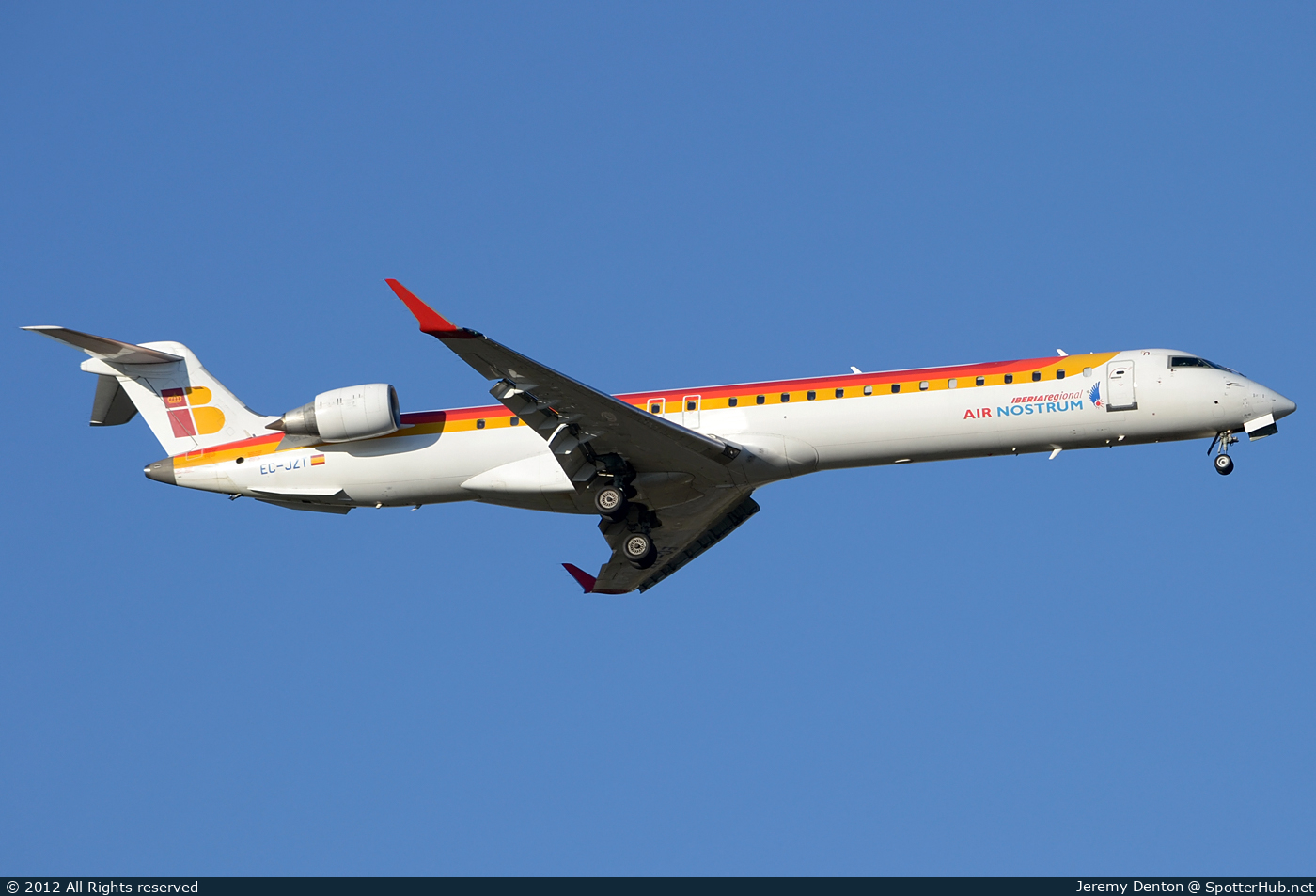 Photo of EC-JZT - Bombardier CRJ-900ER operated by Iberia Regional (opb Air Nostrum)