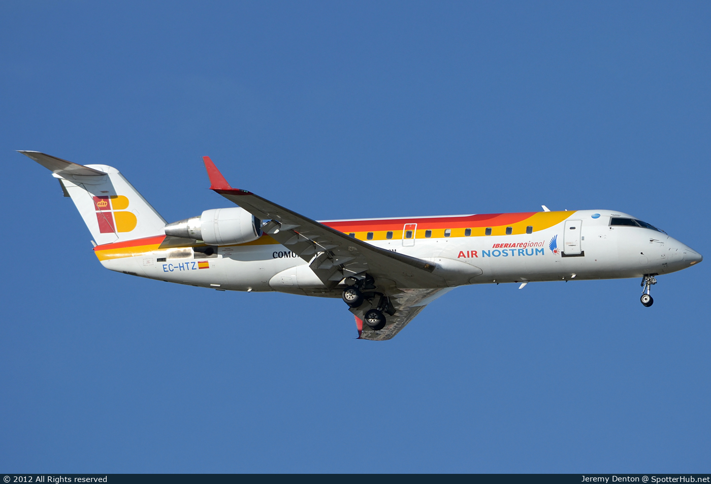 Photo of EC-HTZ - Bombardier CRJ-200ER operated by Iberia Regional (opb Air Nostrum)