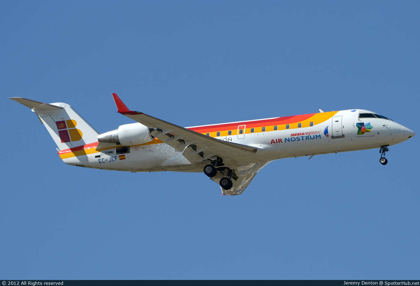 Photo of EC-JEF - Bombardier CRJ-200ER operated by Iberia Regional (opb Air Nostrum)