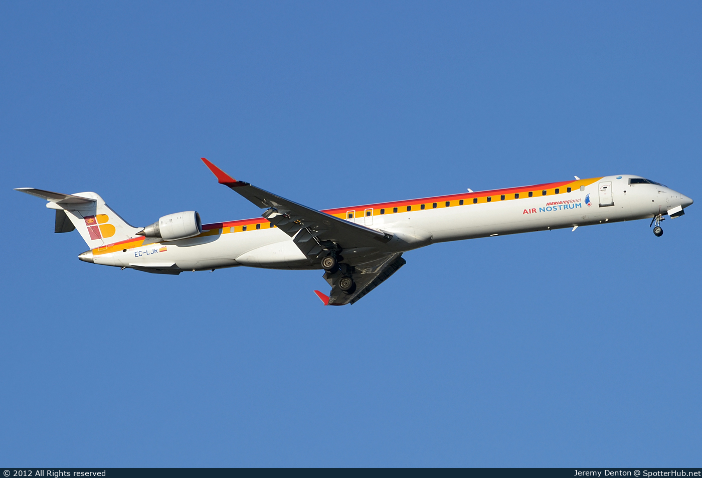 Photo of EC-LJR - Bombardier CRJ-1000 operated by Iberia Regional (opb Air Nostrum)