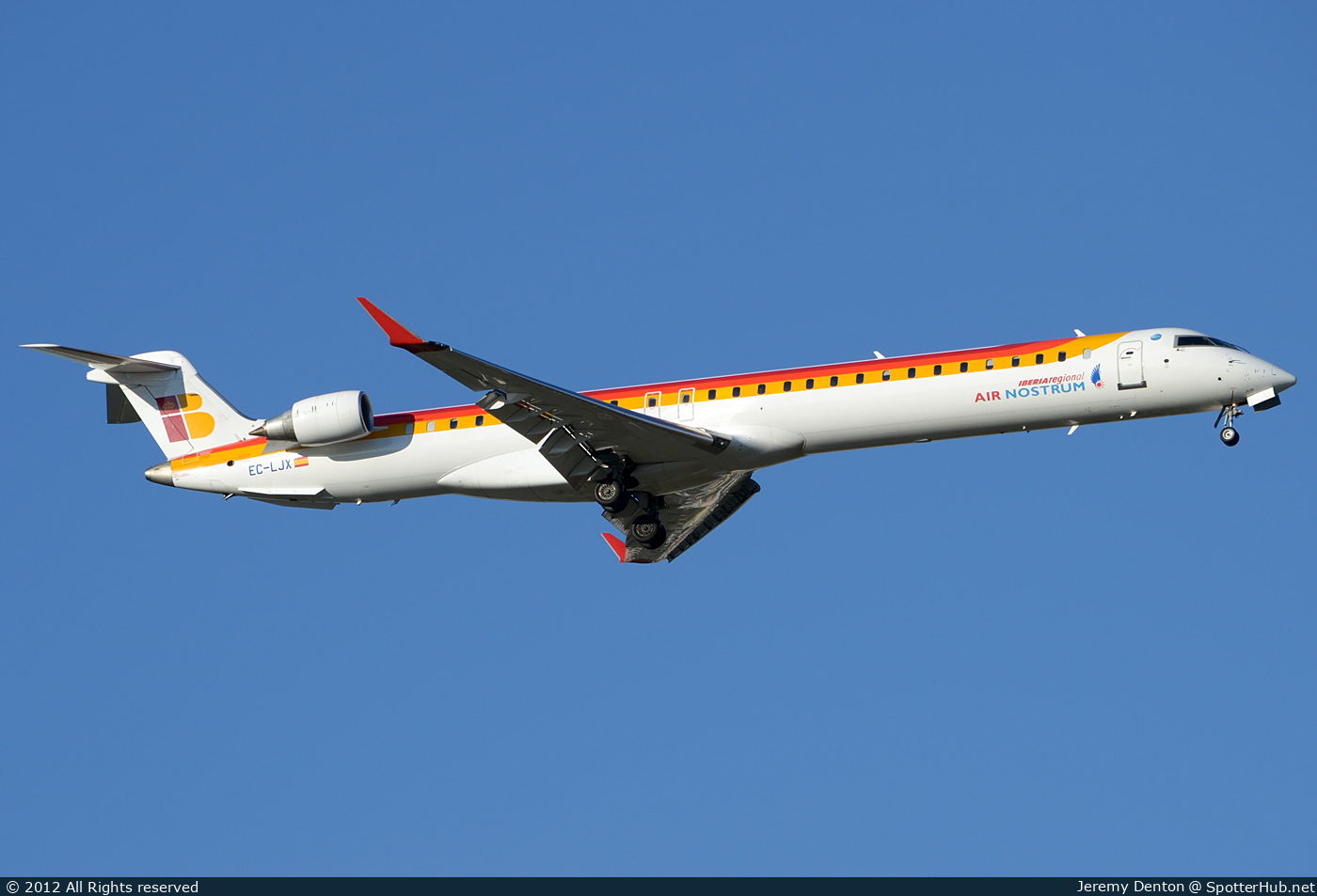 Photo of EC-LJX - Bombardier CRJ-1000 operated by Iberia Regional (opb Air Nostrum)
