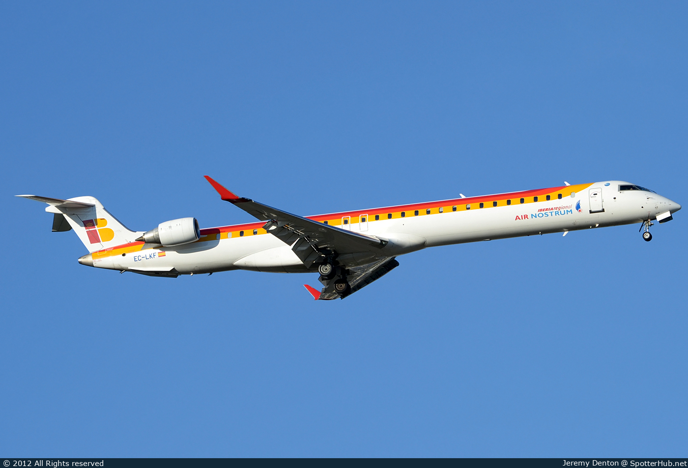 Photo of EC-LKF - Bombardier CRJ-1000 operated by Iberia Regional (opb Air Nostrum)
