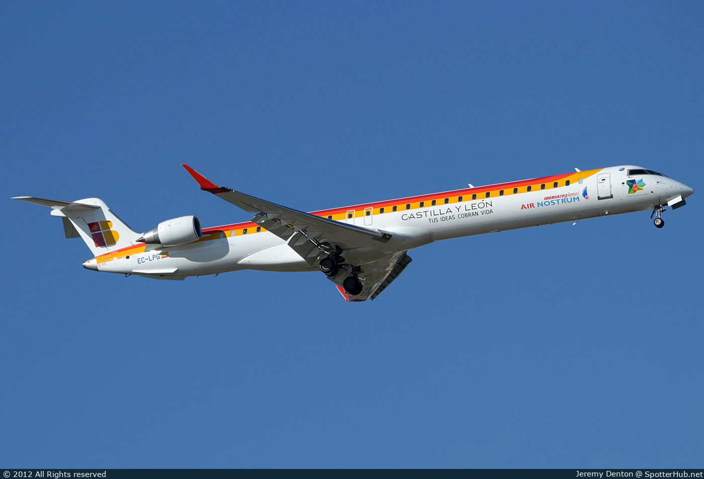 Photo of EC-LPG - Bombardier CRJ-1000 operated by Iberia Regional (opb Air Nostrum)